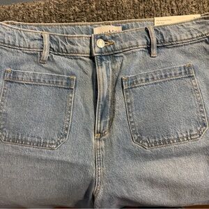 Loft Studded Relaxed Flare Jeans